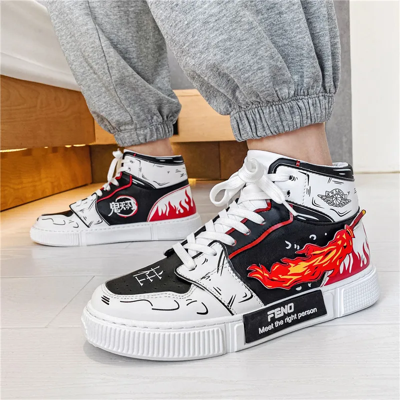 Аниме обувь Rengoku Kyoujurou Kamado Tanjirou модель призрака рассекающее лезвие