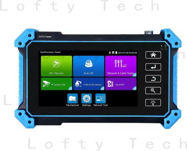 Новейший тестер системы видеонаблюдения семейный с полным обзором 8 Мп IP CVI TVI AHD SDI