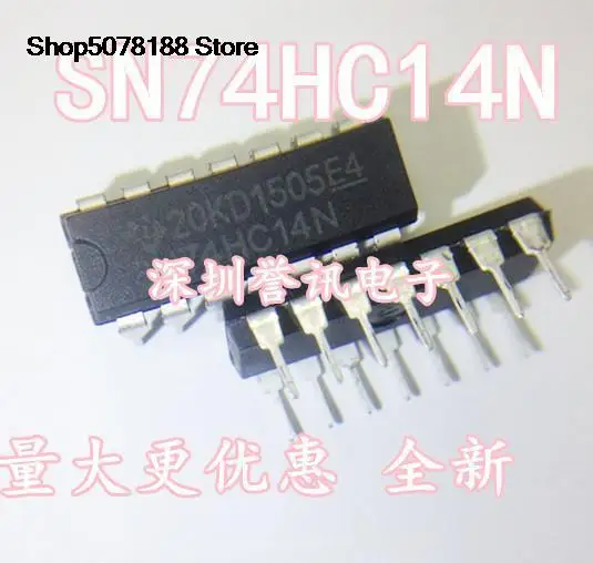 

10pieces SN74HC14N 74HC14N 74HC14 CMOS Original and new fast shipping