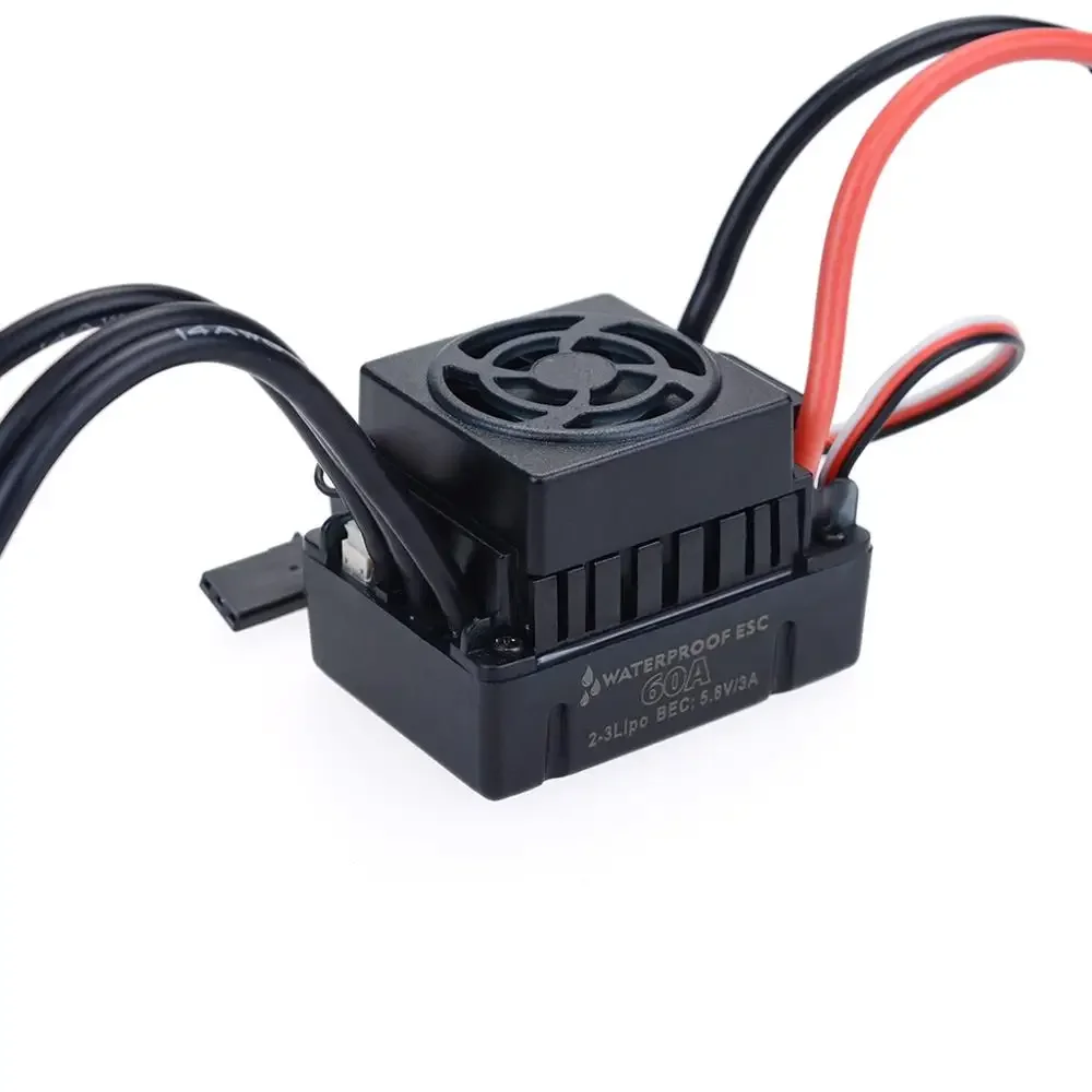 Фото Surpass Hobby Водонепроницаемый 3650 2300KV 3100KV 3900KV Бесщеточный двигатель с 60A ESC с комбинированной карточкой для 1/10 RC Car Truck Toy №4