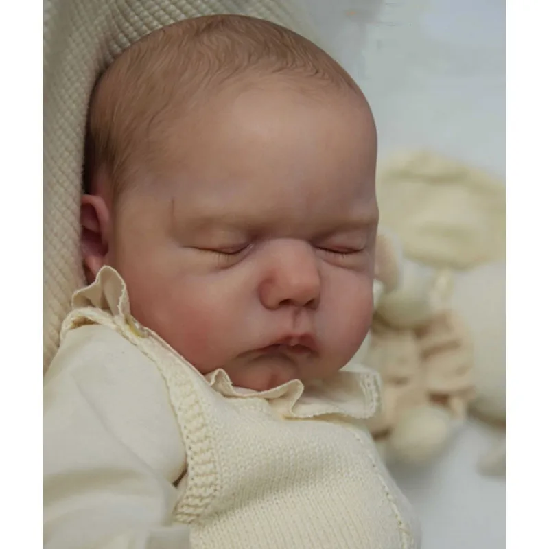 

ADFO Bebe Reborn Doll Kit Willa 19.5 Inches Truly Baby Vinyl Body Gentle Touch Unassembled Unpainted Blank Parts DIY For Girls