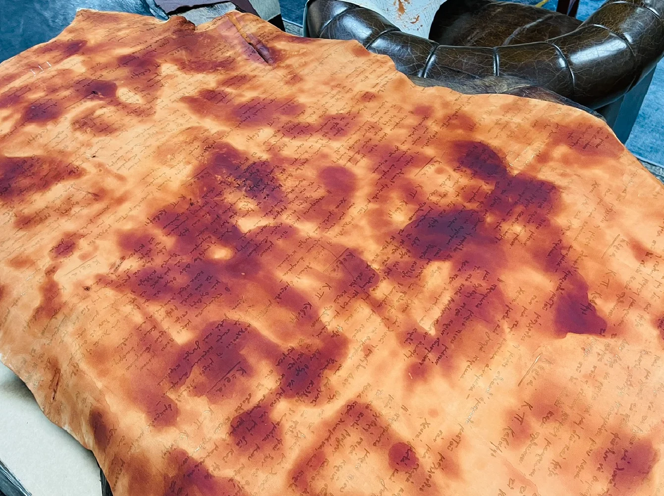 Любимая оленькая кожа!! Цветные чернила для лазерной стирки дизайнерская модель