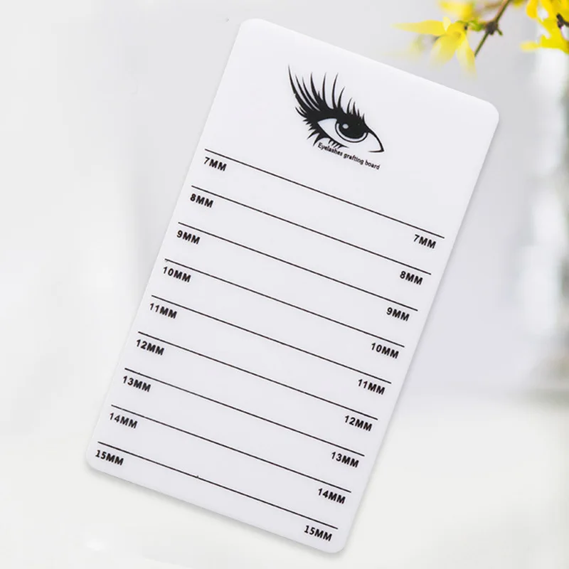 Fake Lashes Tray Strip Stand Individual Eyelash Extension Display Plate Eye Lash Grafting Stand Palette Makeup Tools 7-15mm