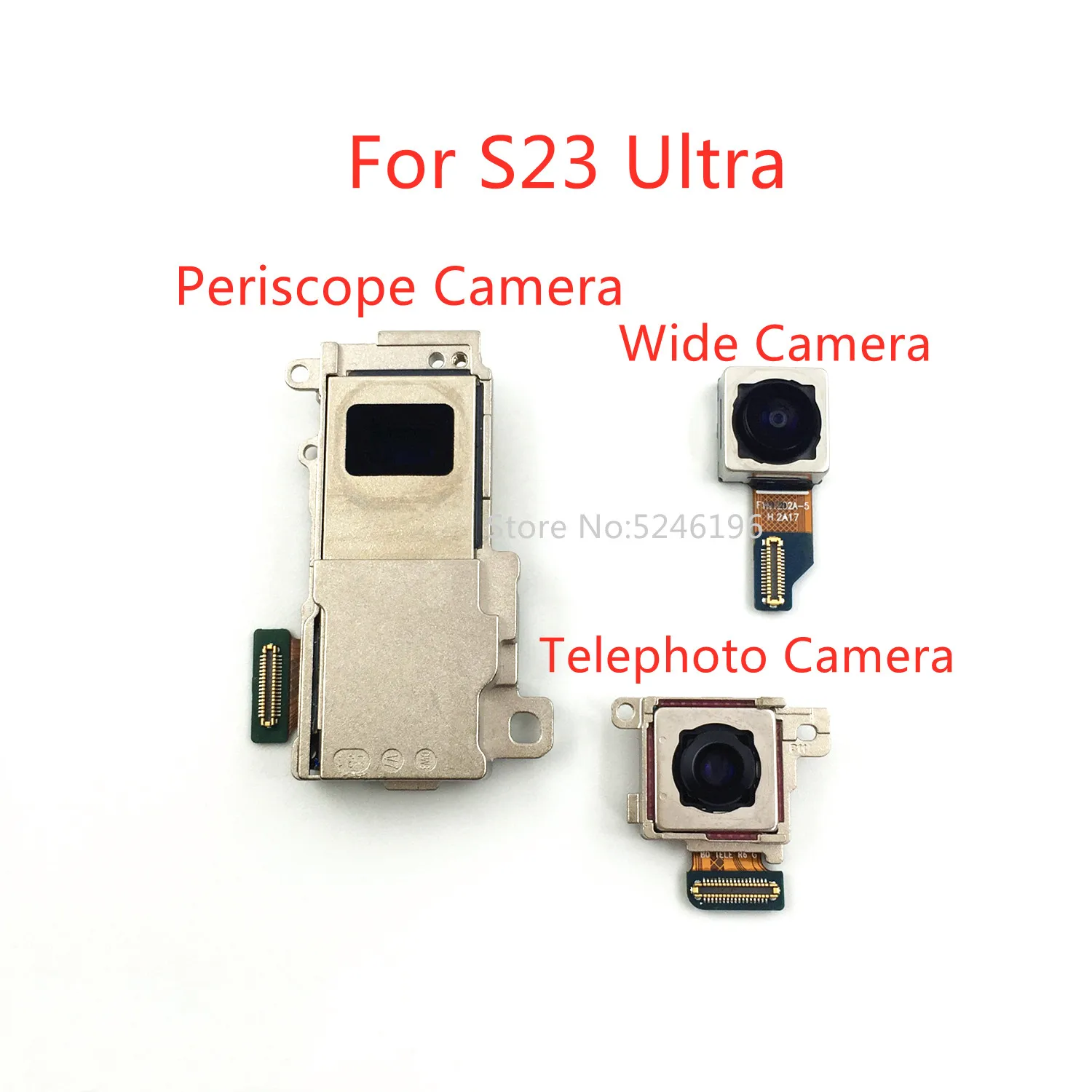 1 шт. задняя основная камера модуль передней камеры гибкий кабель для Samsung Galaxy S23