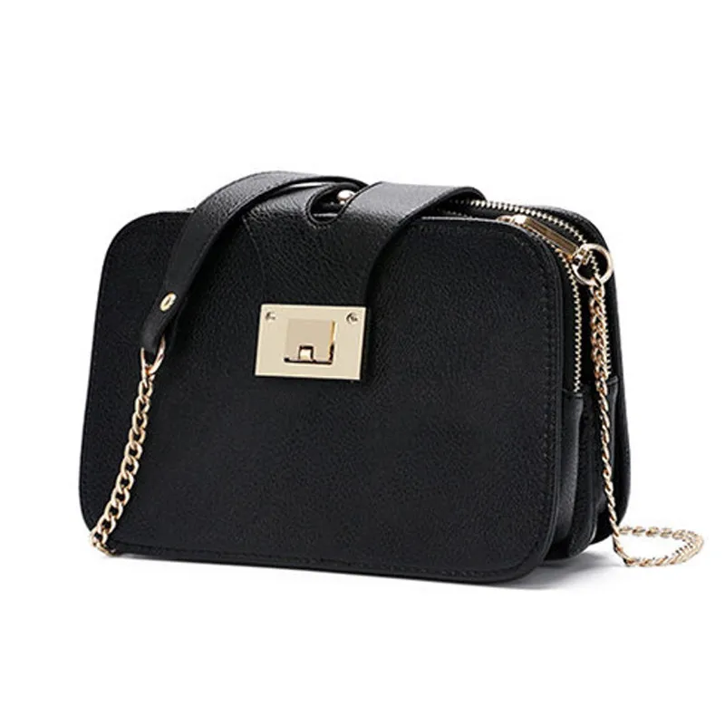 

Новая стильная модная женская сумка через плечо, женские сумки-мессенджеры, элегантные сумки с цепочкой и ремешком, клатч с металлической п...