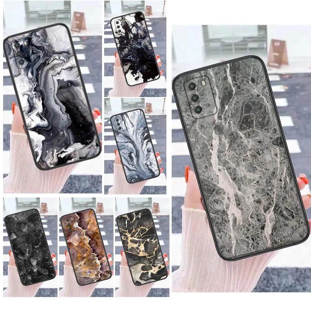 Чехол модного дизайна "Тренд-шоп" с черным мраморным узором для Samsung Galaxy S30 S21 S20 Fe S10 S10E S9 S8 S7 S6 Edge Lite Plus Ultra.