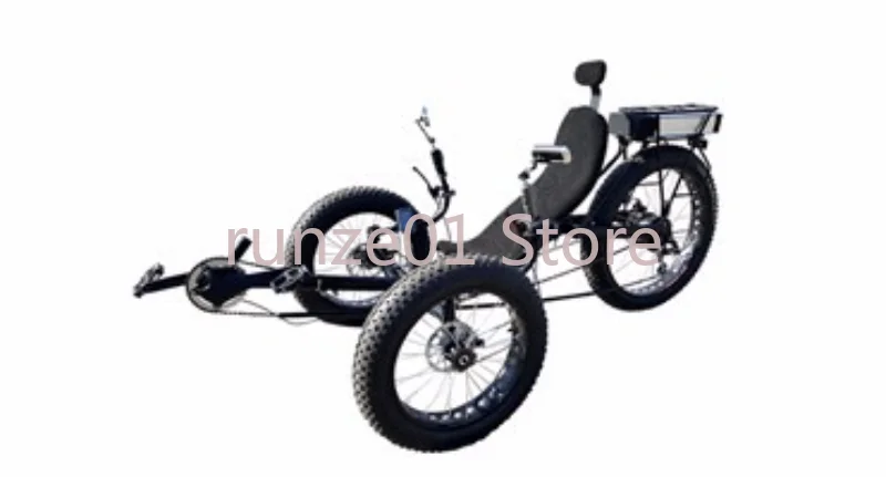 3 Wheel Rear Suspension Recumbent Bicycle, Recumbent Tricycle for sale
