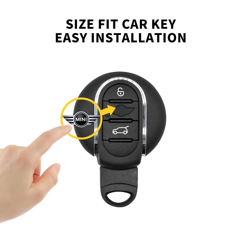 Модные наклейки с эмблемой ключа автомобиля 14 мм логотип авто управления