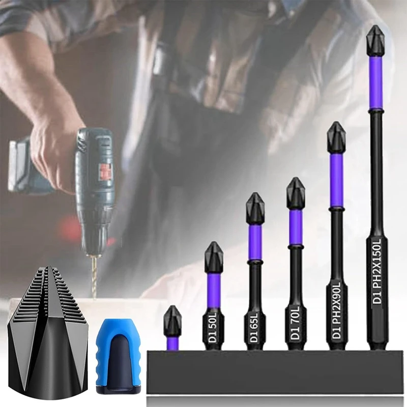 

Screwdriver Bits Set Magnetic Drill Anti-Shock Non-Slip Bit, Super Strong Magnetic Drill Bits, (1 Set)