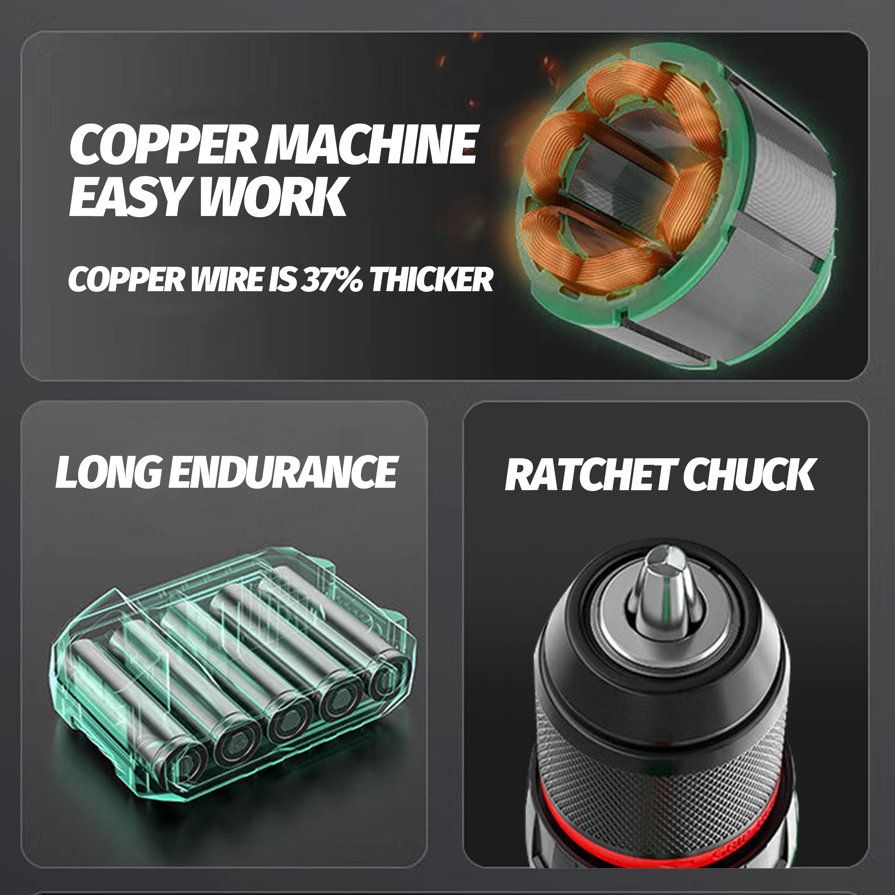 Многофункциональный перезаряжаемый бытовой инструмент LYUWO