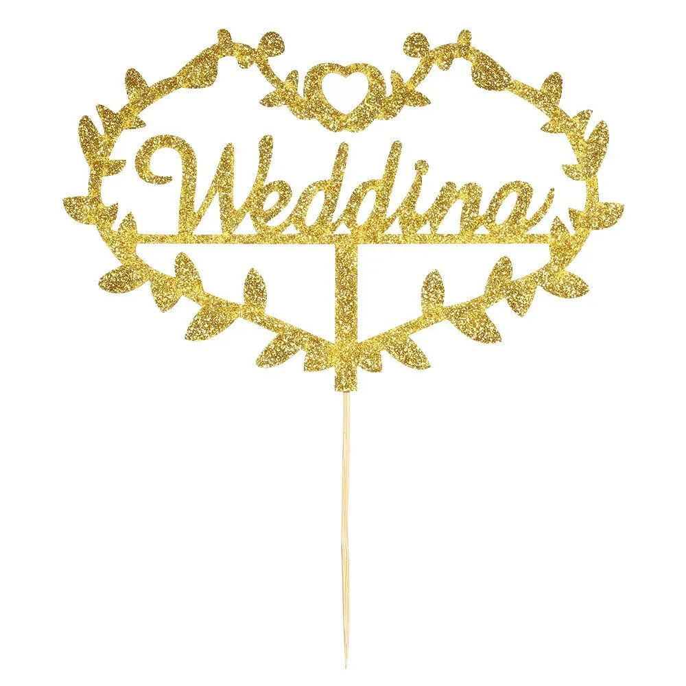 

Сверкающие бумажные украшения для торта, 15 дюймов