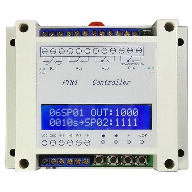 

Programmable Digital Time Relay Controller Module With LCD Display