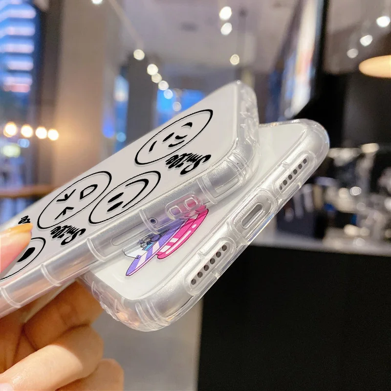 Poco X3 Pro Case Smile Case Fundas for Xiaomi Redmi Note 9 Pro Case Mi 12t pro 11 Lite 11 10 9 8 Pro 10s 9s F4 F3 Silicon Cover 