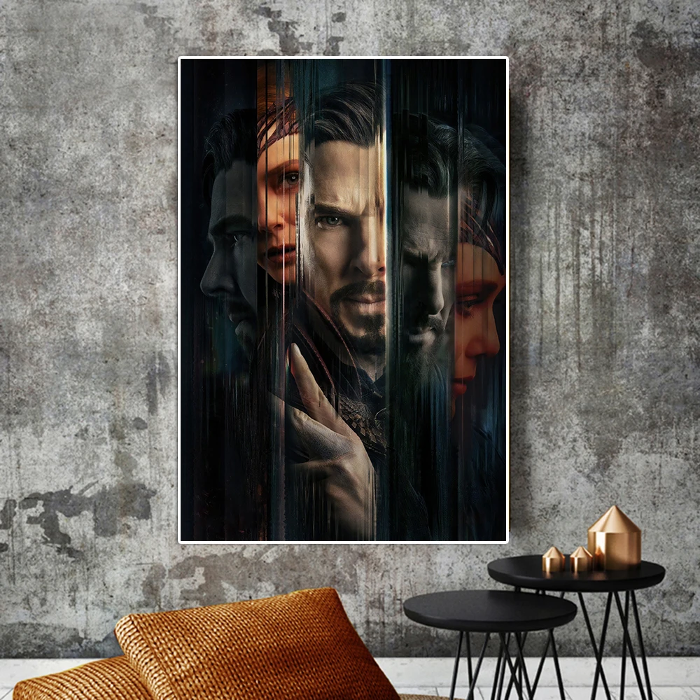 Постер с доктором странным из мультфильма безумие Картина на холсте