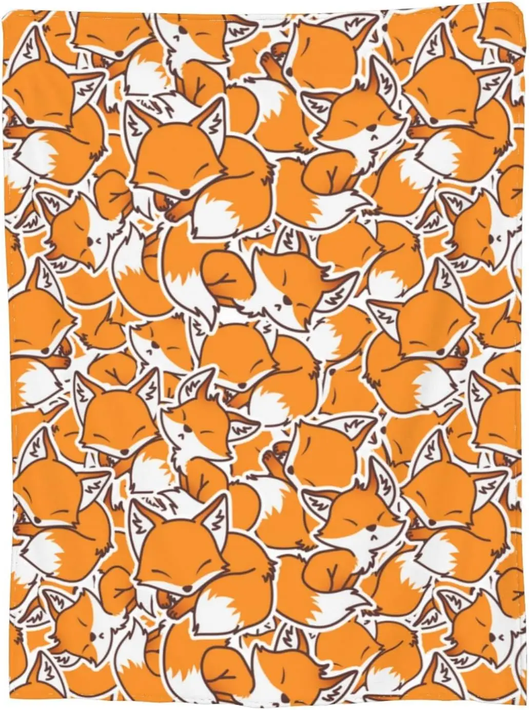 

Fox Blanket Soft Warm Lightweight Cozy Plush Throw Blanket Bed Couch Sofa Office Decor Gifts for Kids Women 60"x50"