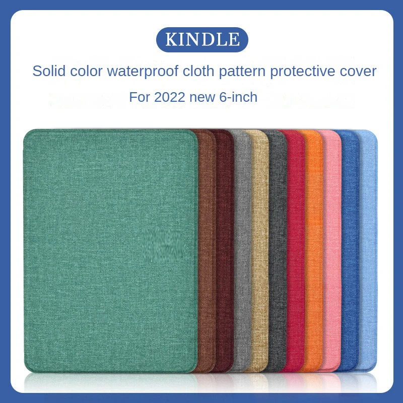 

For 2022 Kindle 6 Inch Cover Fabric Magnetic Smart Case For new Kindle (2022 Release) C2V2L3 Protective Shell Flip E-book Capa