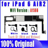 Free shipping A1566 Free iCloud logic board, suitable for ipad 6 Air 2 motherboard with IOS system,with/without touch ID