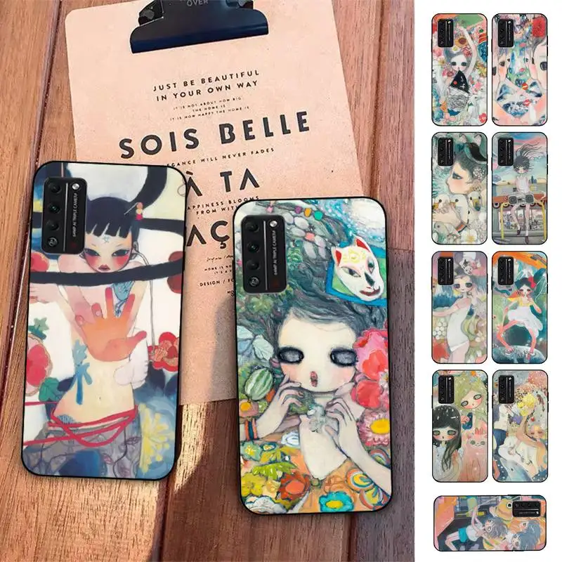 

Aya Takano Phone Case for Huawei Honor 10 i 8X C 5A 20 9 10 30 lite pro Voew 10 20 V30