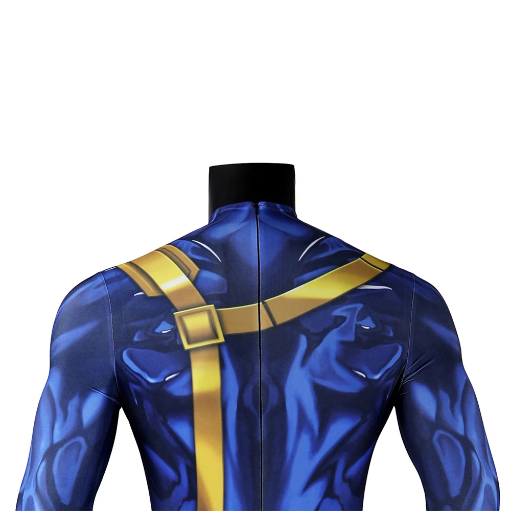 Комбинезон Zentai для взрослых с 3D принтом из аниме X Police 97 комбинезон