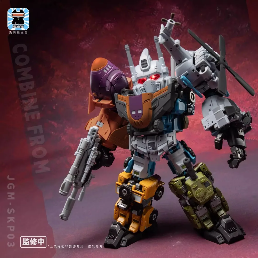 Фото В наличии: Лазерный Кот Bruticus JGM-SKP03, Стальной Предикатор JGM-SKP01, Трансформирующаяся игрушка-автомобиль Fusion (самолет-машина) №2