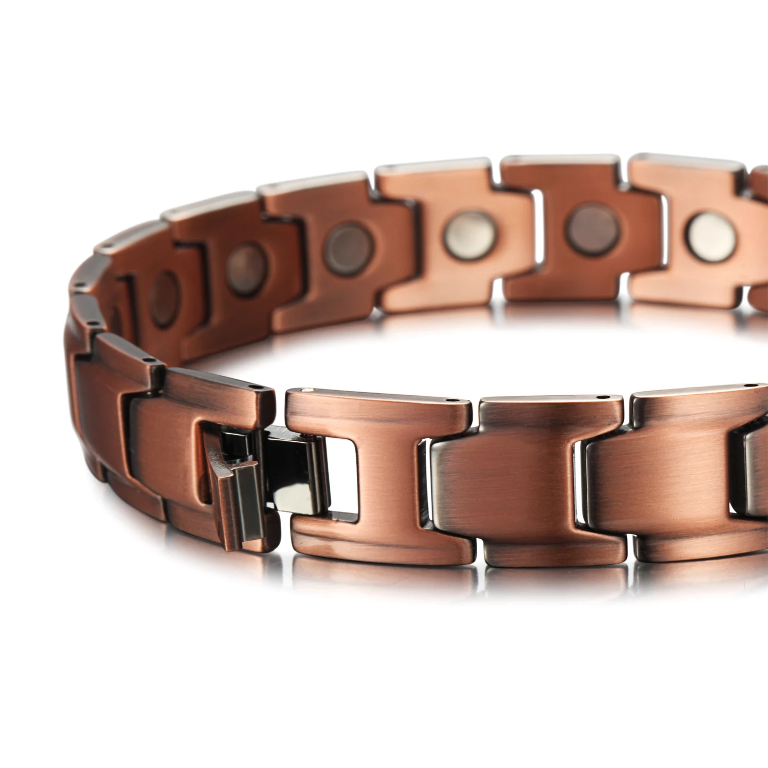 Полностью магнитный браслет WelMag из чистой меди для мужчин энергетические
