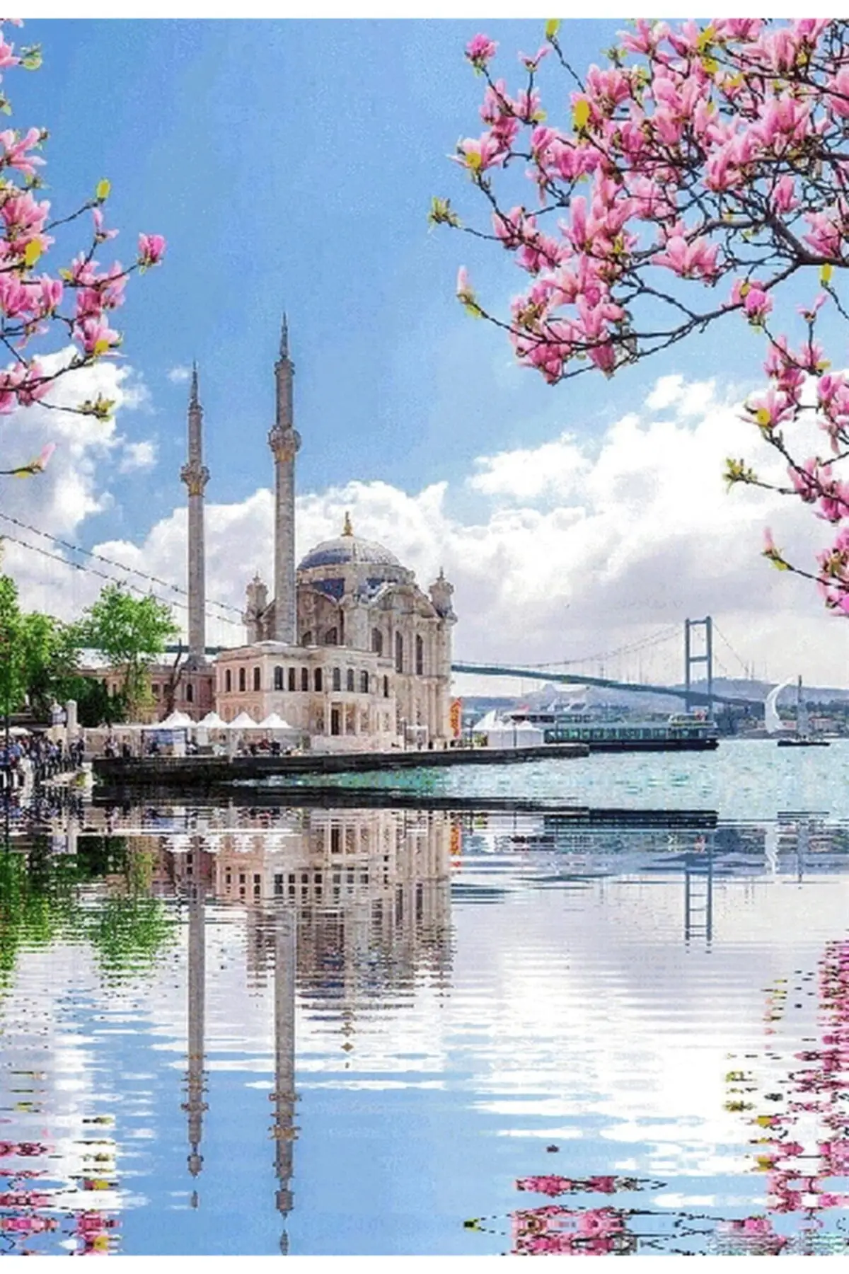 

Co-y mosque landscape custom work diamond mosaic table 40x60cm Puzzle game groups hobby & entertainment life