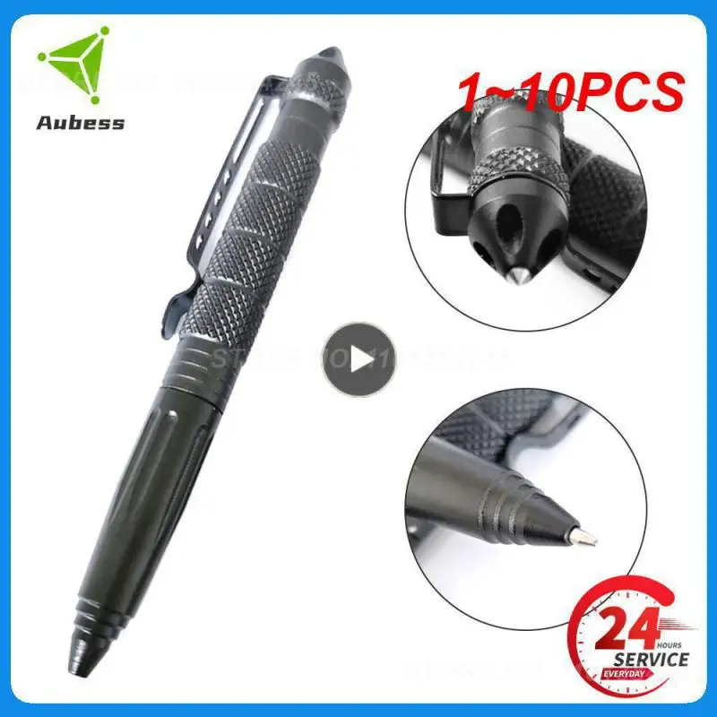 

1~10PCS Multifunctional Mini Pocket Anti-skid Signature Tactical defensa personal Pen Outdoor Sports Camping Self-defense