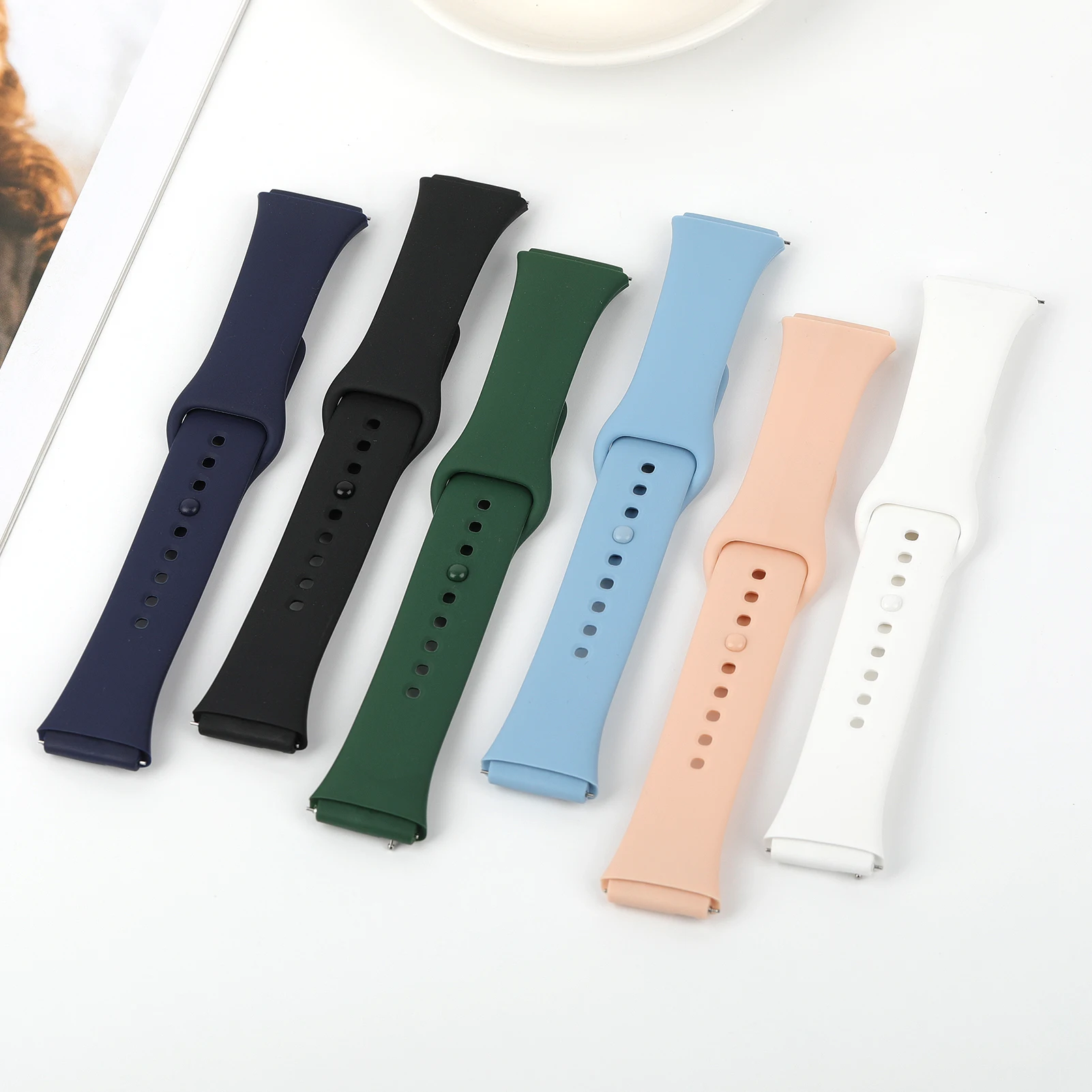 Фото Ремешок для Xiaomi Redmi Watch 3 Active 3 Lite, спортивный силиконовый сменный ремешок, браслет для Redmi Watch 3 Active №3
