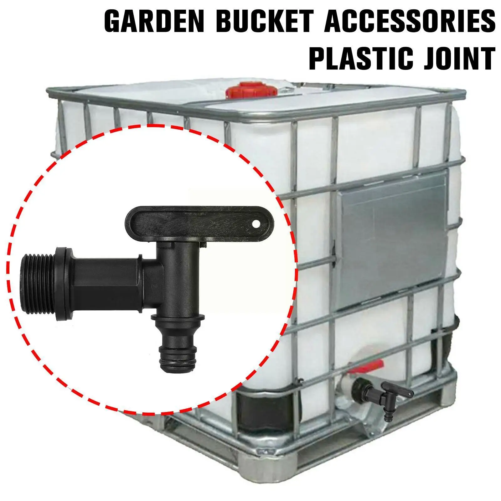 

1/2" 3/4" 1" Female Thread To 60mm Female Thread IBC Tools Valve Garden Pipe Faucet Connection Tank Irrigation Adapter Conn L4I5