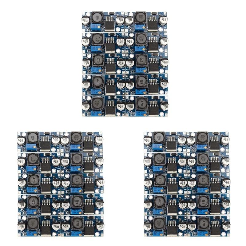 

30X Lm2596 Dc-Dc Step-Down Power Module 3A Adjustable Buck Module Stable Tension 24V Zu 12V 5V 3V