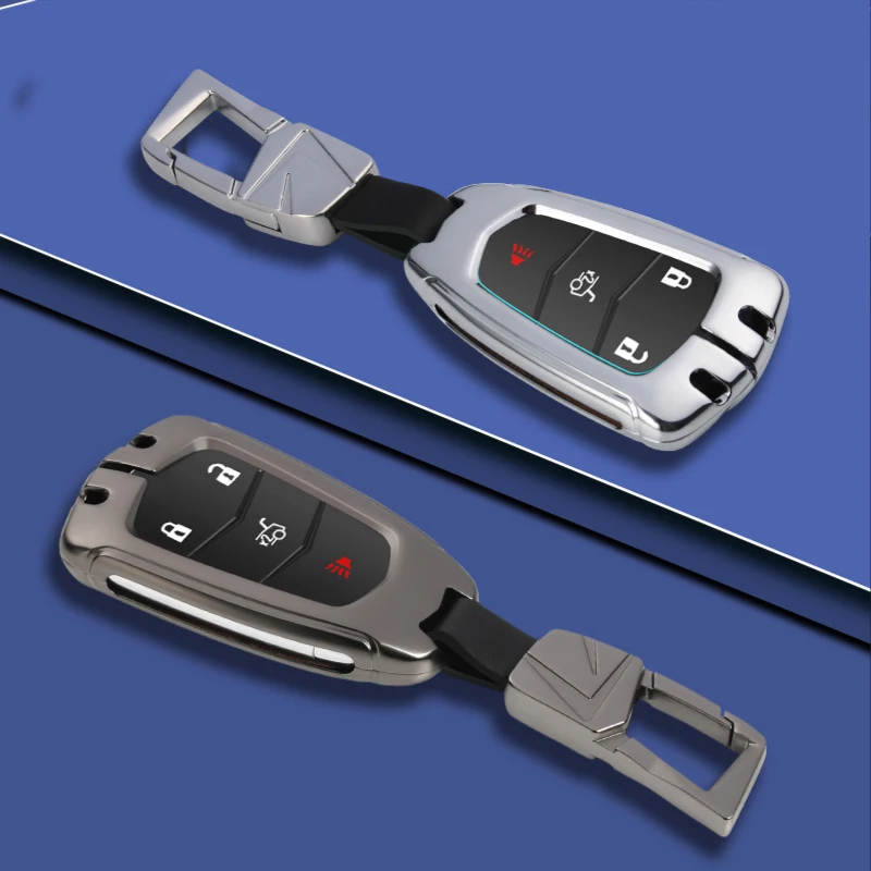 

The Key Case Is Suitable For Cadillac Xt5 CT5 xt4 CT6 cT4 XT6 XTS High-grade Metal Shell Full Protection Car Key Case Buckle