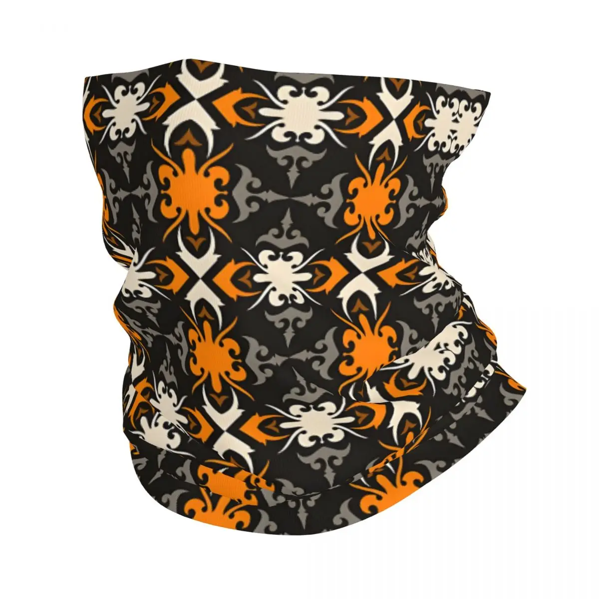 Повязка на голову Dayak с этническим узором обогреватель шеи мужской шарф-труба для