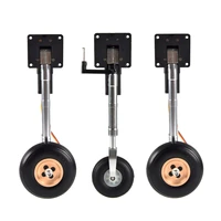 electric servoless retracts landing gears with wheels 200mm for 4 6kg rc plane