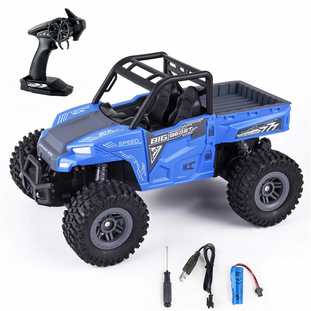 

KYAMRC P187 1/18 2.4G RC Car Off-Road Climbing LED Light Cars Trucks with LED Light Models Toys for Boys Children Gifts