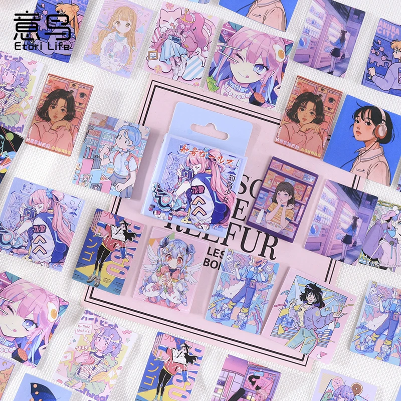 

46 pcs/set Girl Sticker Diy Scrapbooking Diary Planner Decoration Sticker Album
