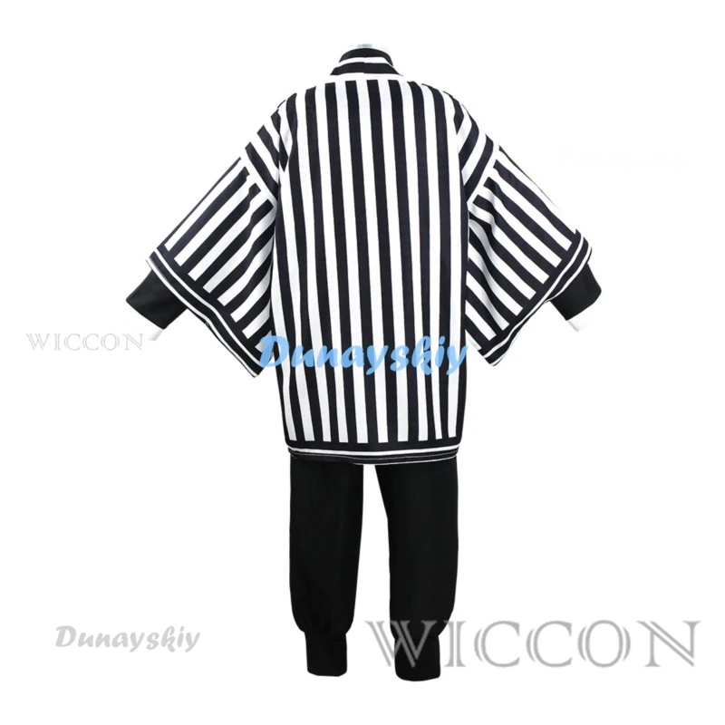 Кимоно для косплея черное Iguro Obanai костюм