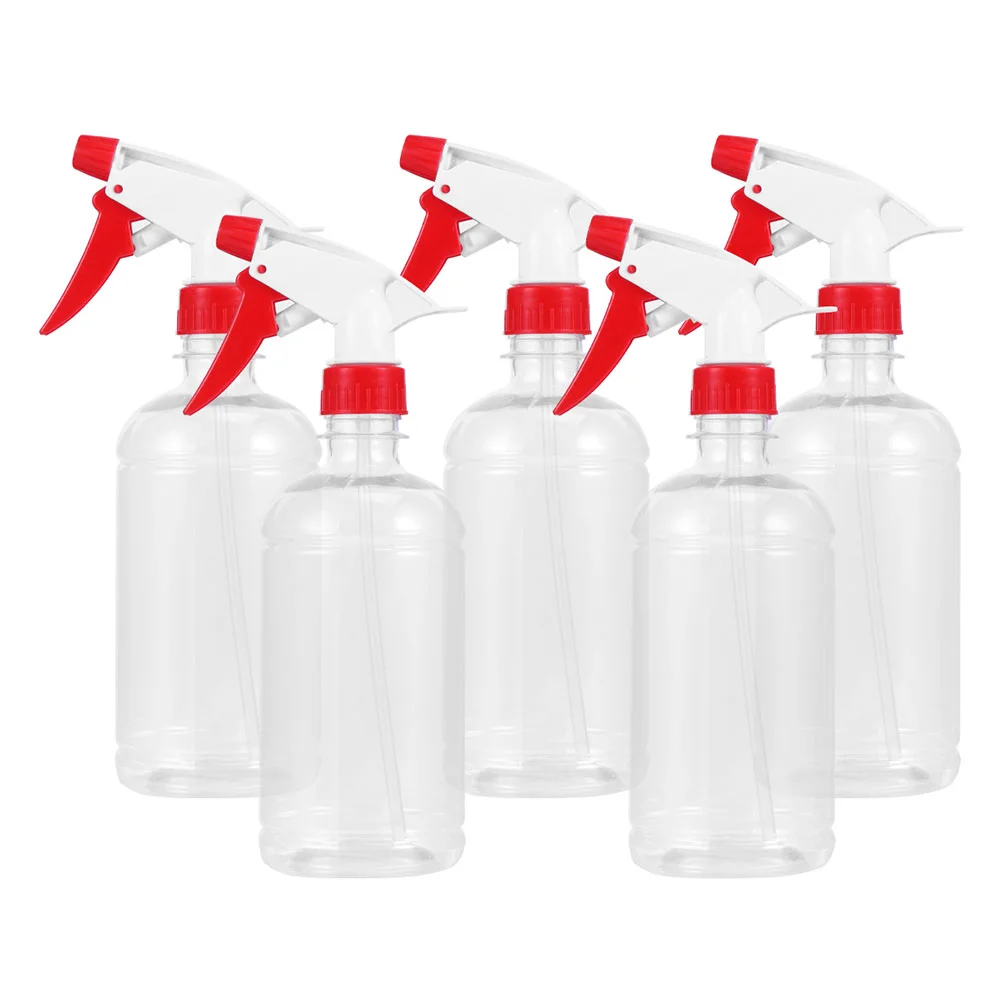 

6Pcs Spray Bottle 500ml Misting Refillable Water Mister Sprayer Gardening Bottle