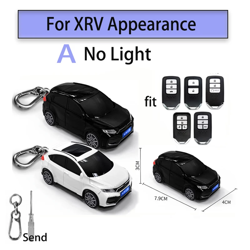 

2024 Стайлинг автомобиля для Honda CRV XRV Odyssey FIT Accord Civic VEZEL Crider Breeze умный чехол-брелок
