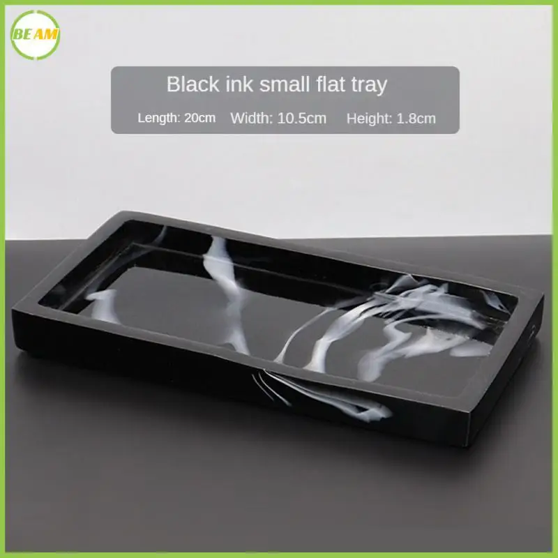 

Storage Tray Mold Grouting Small Bathroom Tray Countertop Tray Kitchen Accessories Cosmetic Organizer Non Slip Marble Texture