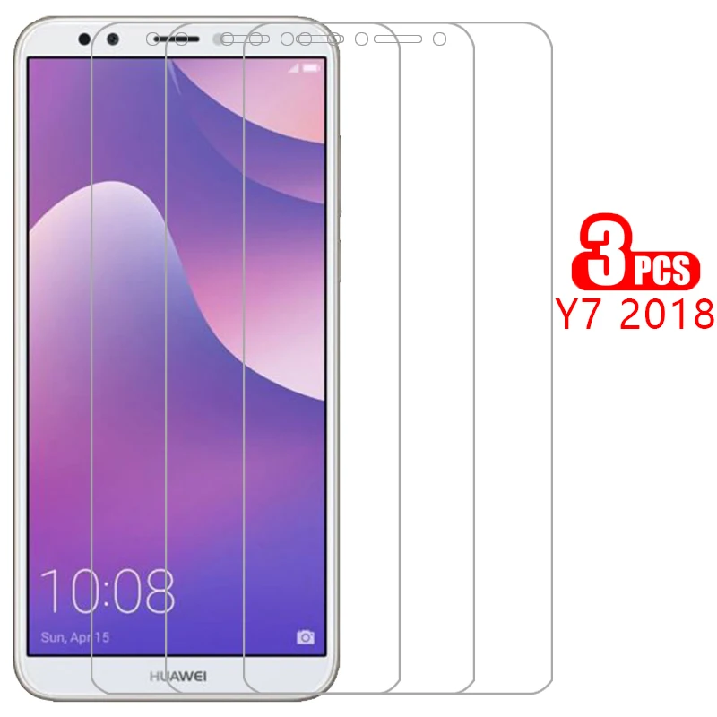 

Защитное закаленное стекло для huawei y7 pro prime 2018, протектор экрана для y72018 y 7 7y, пленка для huawey huawe huwei hawei huawi 9h