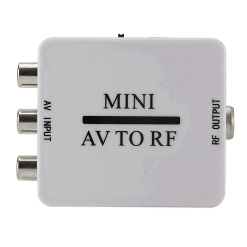 Фото Кабель-конвертер 3X RCA/A/V (композитный видеокабель) в RF/коаксиальный, совместимый с модулятором ТВ №3