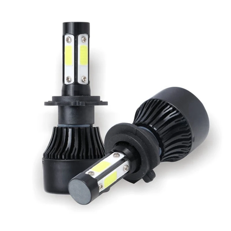 

2 шт., Автомобильные светодиодные лампы для передних фар, 360 градусов