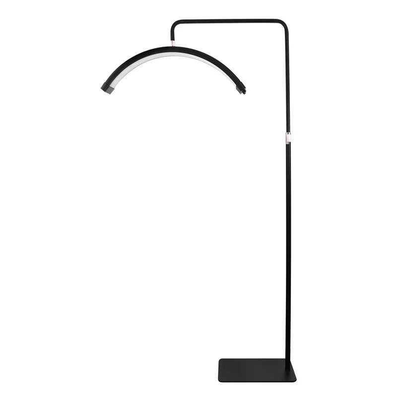 

40W Fashion LED Moon Light Half Of Ring Light Lash Light With Phone Stand Lamp For Beauty Salons Tattoo Artists Makeup
