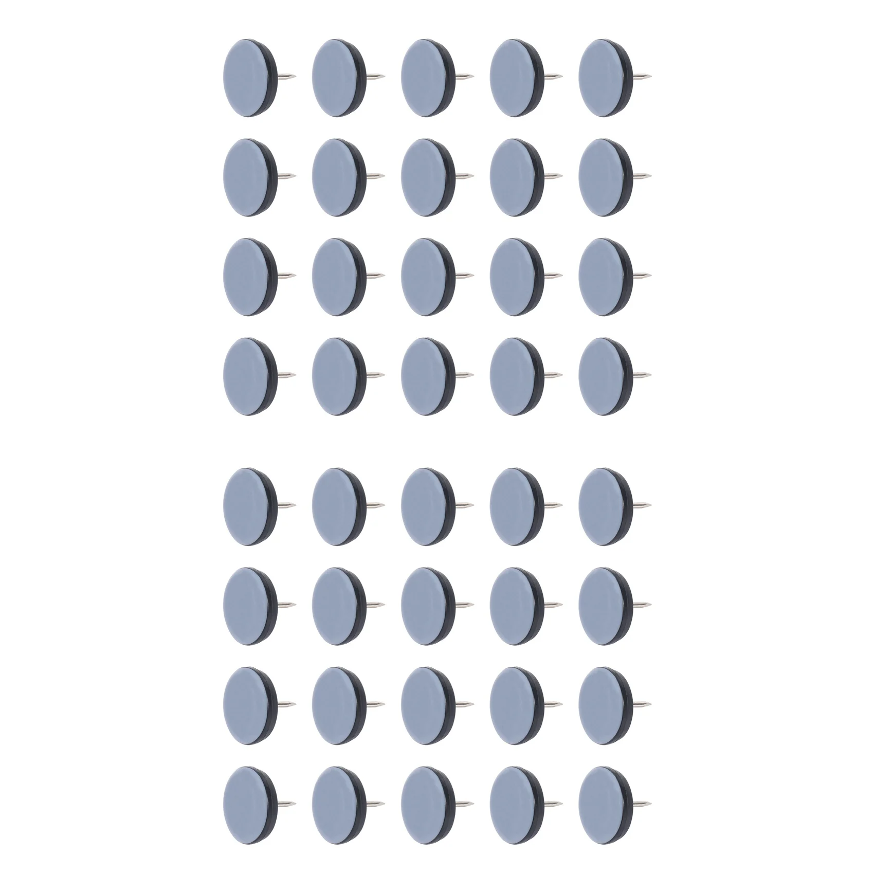 

40Pcs 25Mm Chair Gliders Furniture Sliders PTFE Easy Moving Pads Round With Nail Feet Protector For Hardwood Floor