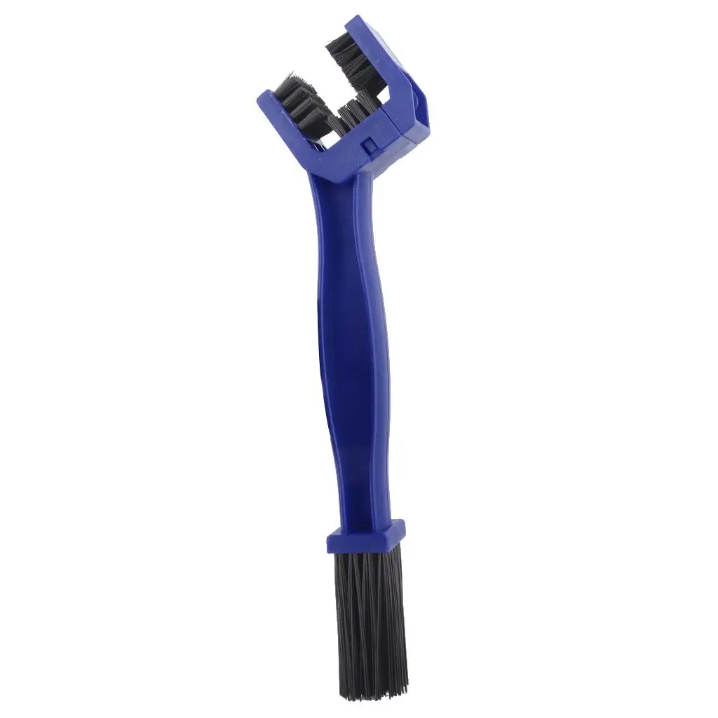 

Motorbike Bike Chain Cleaner Cleaning Maintenance Brush Tool - Blue.