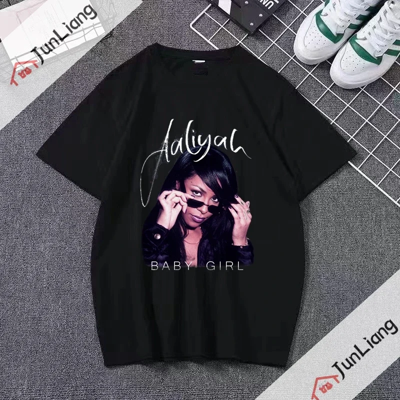 Фото Новая футболка Princess-Aaliyah 2026: мужская и женская уличная одежда в стиле хип-хоп для отдыха, подарок для фанатов №3