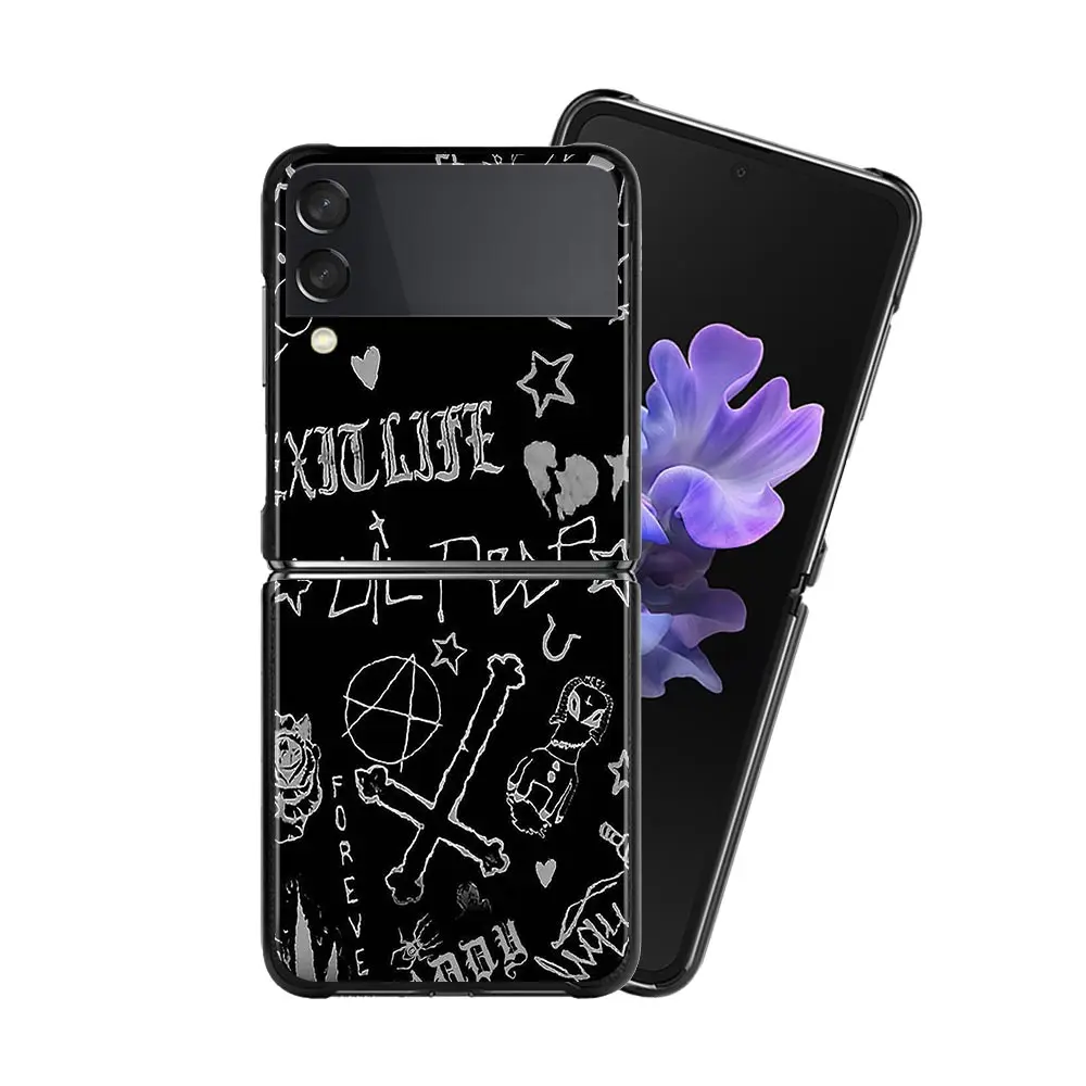 Флип-чехол для Samsung Z Flip3 чехол Galaxy ZF3 ZF ZFlip3 флип-чехол Hell Boy Lil Peep Love - купить по