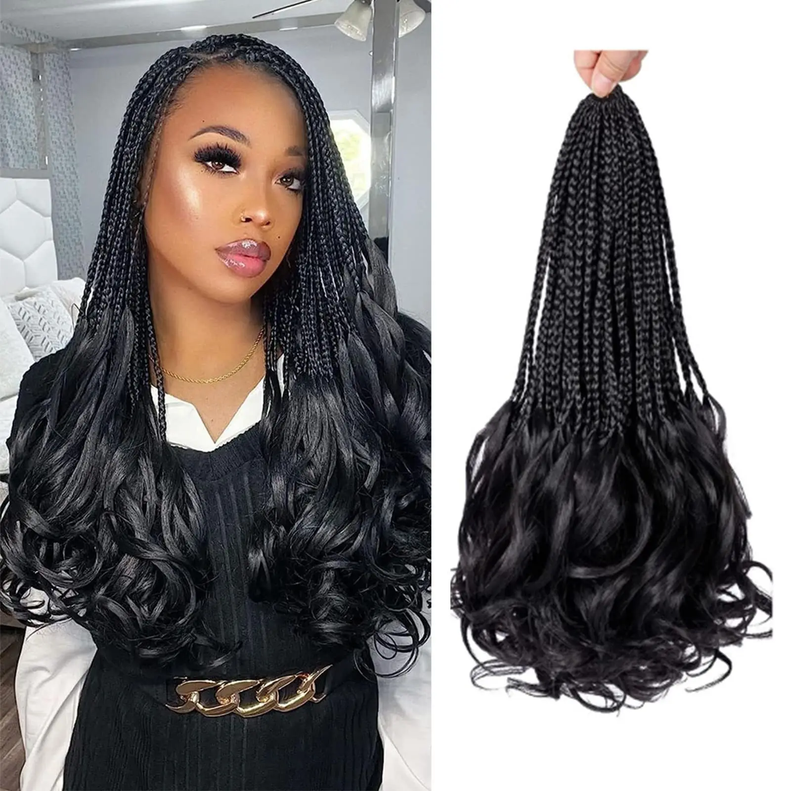 Парик хвост Детские кудрявые волосы в стиле петли натуральная имитация