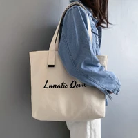 large capacity canvas tote bag women shopping bag casual hasp ladies one shoulder tote bags fashion women canvas bags