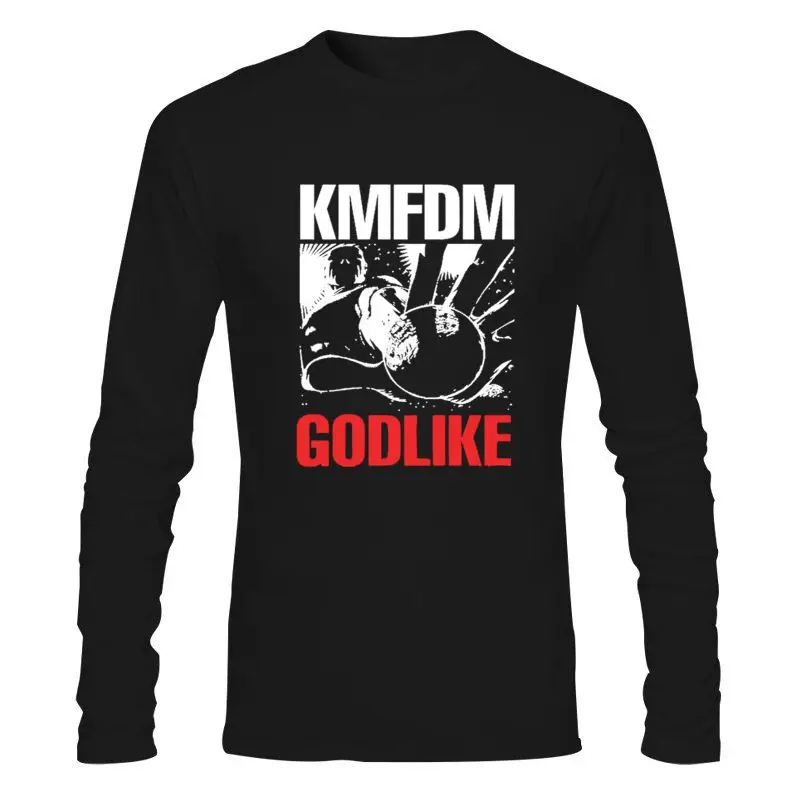 

Man Clothing KMFDM Men Godlike Slim Fit T-Shirt Black 3D T Shirt Men Plus Size Cotton Tops Tee Men T Shirt Fashion The New